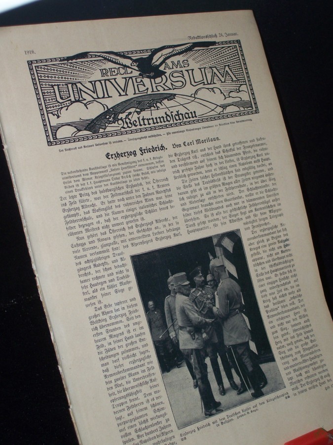 Artikelbild 1 des Artikels “Januar 1916 ERZHERZOG FRIEDRICH “