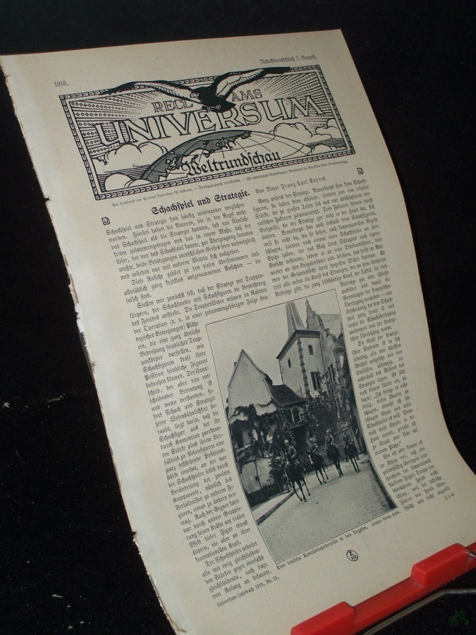 Artikelbild 1 des Artikels “August 1916, Schachspiel und Strategie “