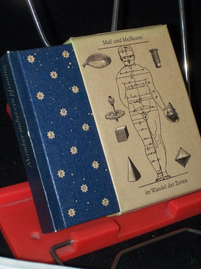 Artikelbild 1 des Artikels “Mancher suchet eyn pfenning... und verbrinnt darbey drey lichte. Aphorismen über Maß und Meßkunst im Wandel der Zeiten. Gesammelt und ausgewählt von (...) Mit Graphikmontag. v. M. Gubig “