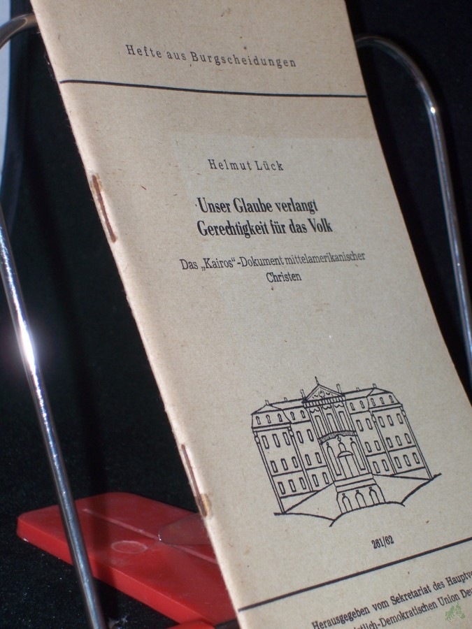 Artikelbild 1 des Artikels “Unser Glaube verlangt Gerechtigkeit für das Volk : das 