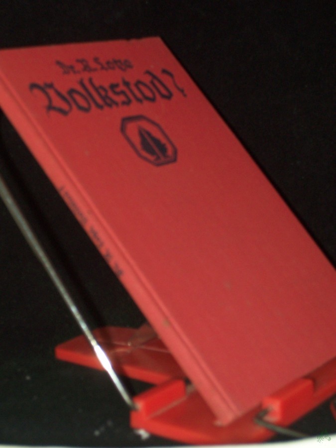 Product image 1 of the product “Volkstod? / R. Lotze. [Mit 11 Abb. u. farb. Umschlagbild von R. Oeffinger] ”