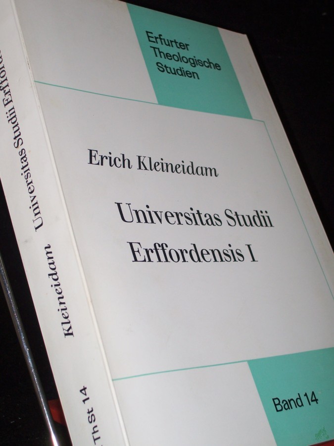 Artikelbild 1 des Artikels “Kleineidam, Erich: Universitas studii Erffordensis Teil 1., Spätmittelalter 1392 - 1460 “