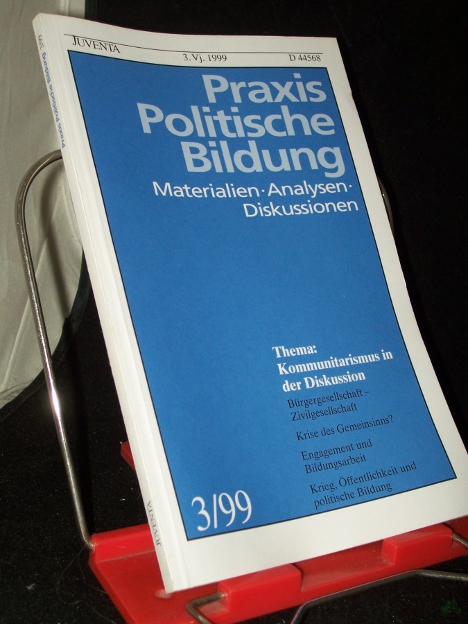 Product image 1 of the product “3/1999, Kommunitarismus in der Diskussion ”
