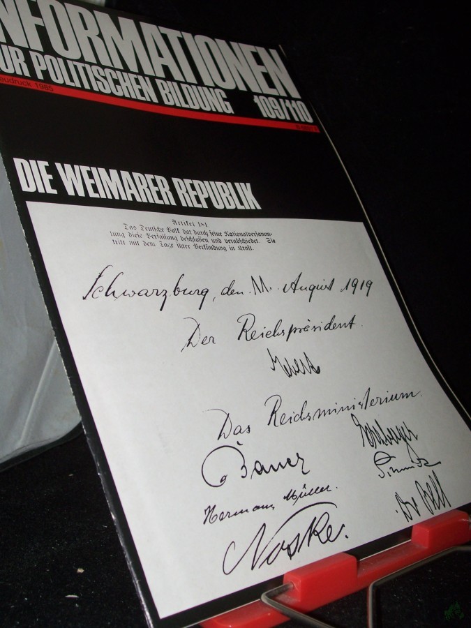 Artikelbild 1 des Artikels “Neudruck 1985 “