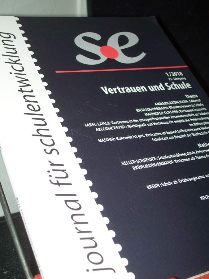 Artikelbild 1 des Artikels “1/2018 Vertrauen und Schule “
