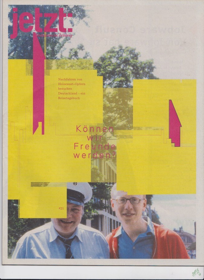 Artikelbild 1 des Artikels “21/2000, Können wir Freunde werden? Nachfahren von Holocaust Opfern besuchen Deutschland, ein Reisetagebuch “