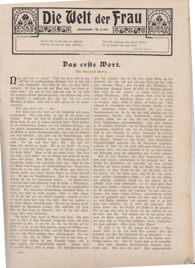 Artikelbild 1 des Artikels “2/1906 “