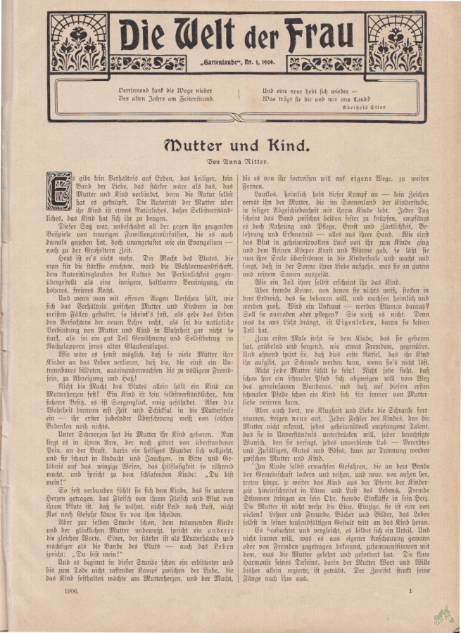 Artikelbild 1 des Artikels “1/1906 “