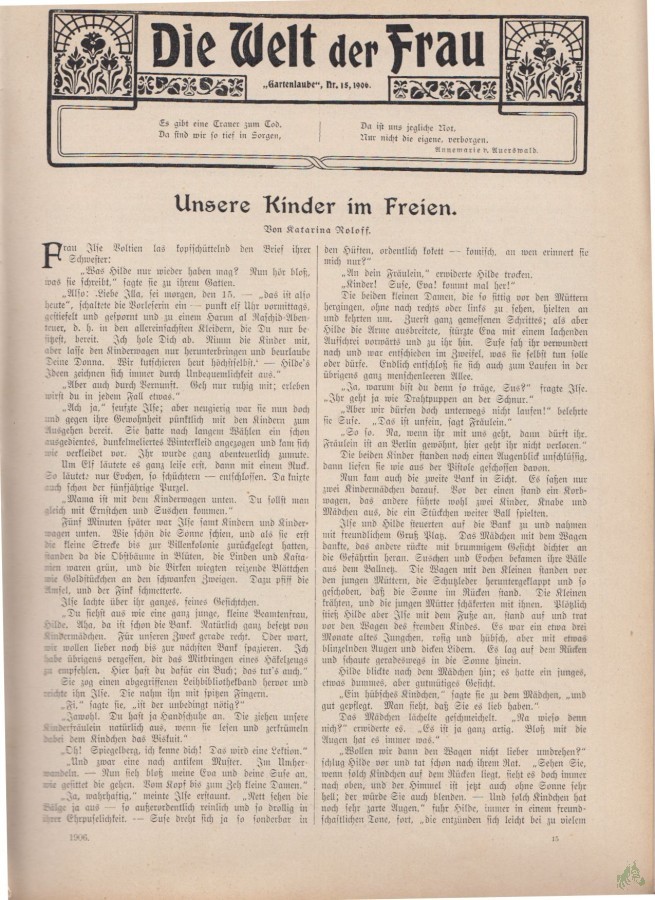 Artikelbild 1 des Artikels “15/1906 “