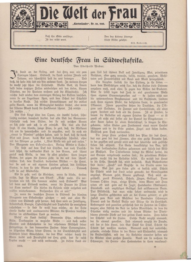 Artikelbild 1 des Artikels “49/1906 “