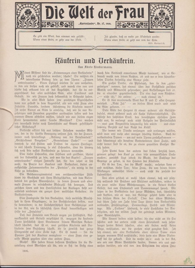 Artikelbild 1 des Artikels “37/1906 “