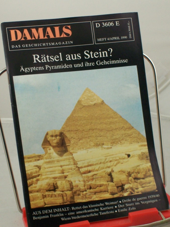 Artikelbild 1 des Artikels “4/1990, Rätsel aus Stein “