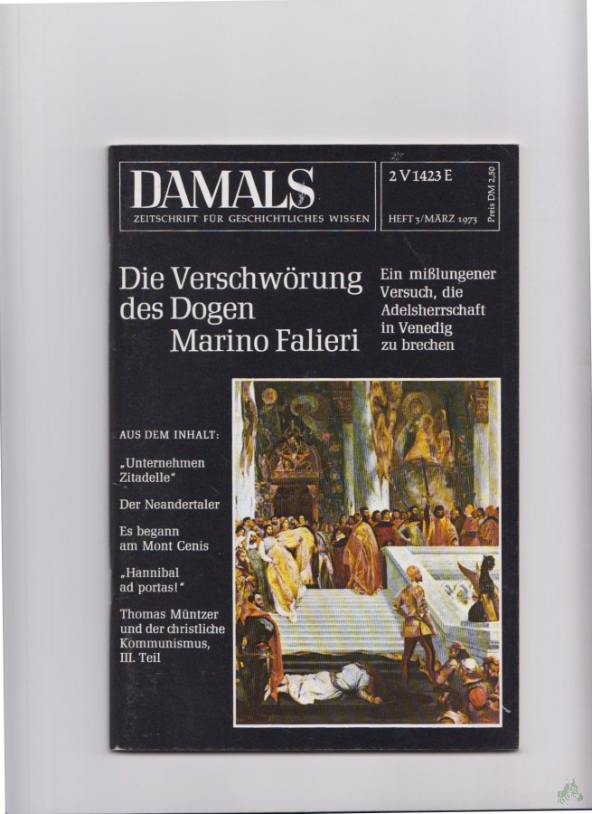 Artikelbild 1 des Artikels “3/1973 Die Verschwörung des Dogen Marino Falieri “