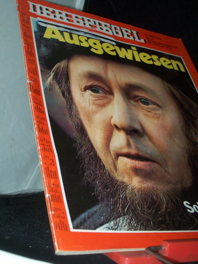 Artikelbild 1 des Artikels “8/1974, Ausgewiesen, Solschenizyn im Westen “