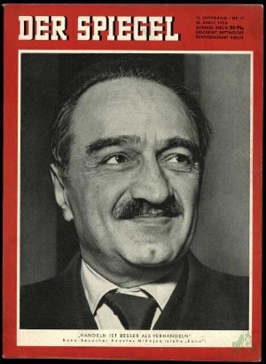 Product image 1 of the product “17/1958, HANDELN IST BESSER ALS VERHANDELN; BONN BESUCHER ANASTAS MIKOJAN ”