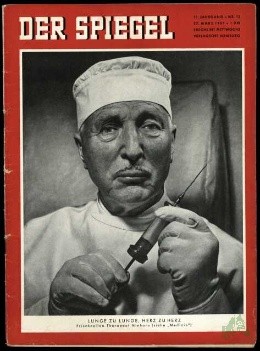 Artikelbild 1 des Artikels “13/1957, Lunge zu Lunge, Herz zu Herz, Frischzellen Therapeut Niehans “