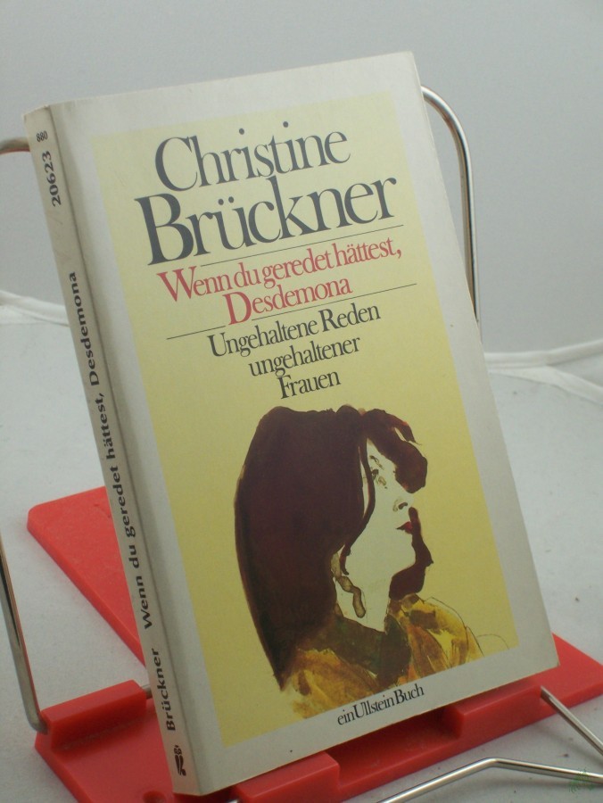 Product image 1 of the product “Wenn du geredet hättest, Desdemona : ungehaltene Reden ungehaltener Frauen / Christine Brückner. Mit Zeichn. von Horst Janssen ”