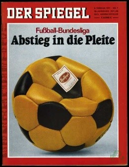 Artikelbild 1 des Artikels “7/1971, Fussball Bundesliga, Abstieg in die Pleite “