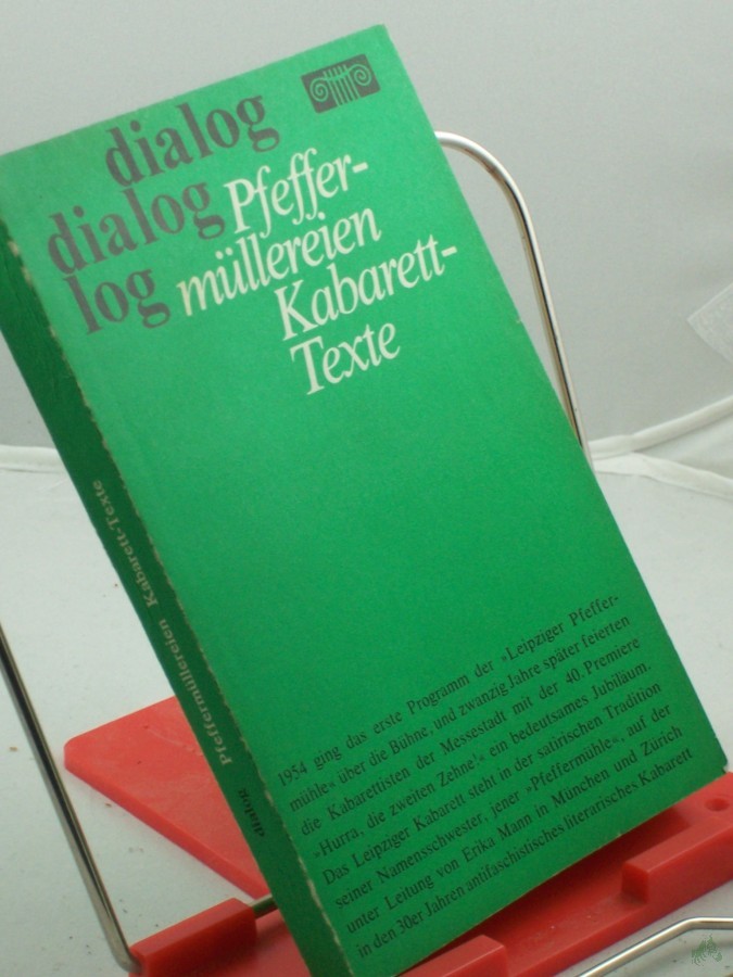 Artikelbild 1 des Artikels “Pfeffermüllereien : Kabarett-Texte / hrsg. von Rainer Otto. Collagen von Helmut Merten “