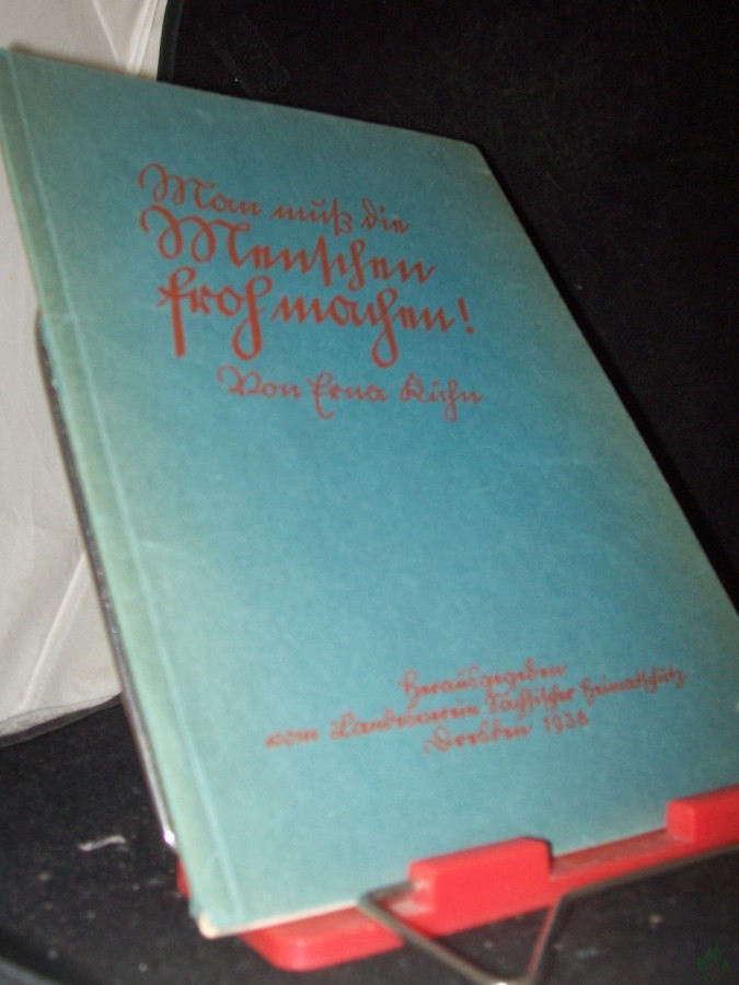 Product image 1 of the product “Man muß die Menschen froh machen!, Eine Rundreise durchs Reich des Heimatschutzkasperle Oswald Hempe ”