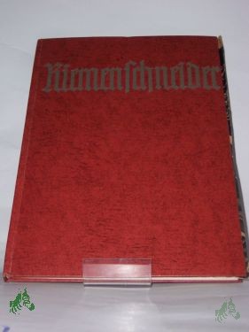 Product image 1 of the product “Riemenschneider / Fritz Knapp ”