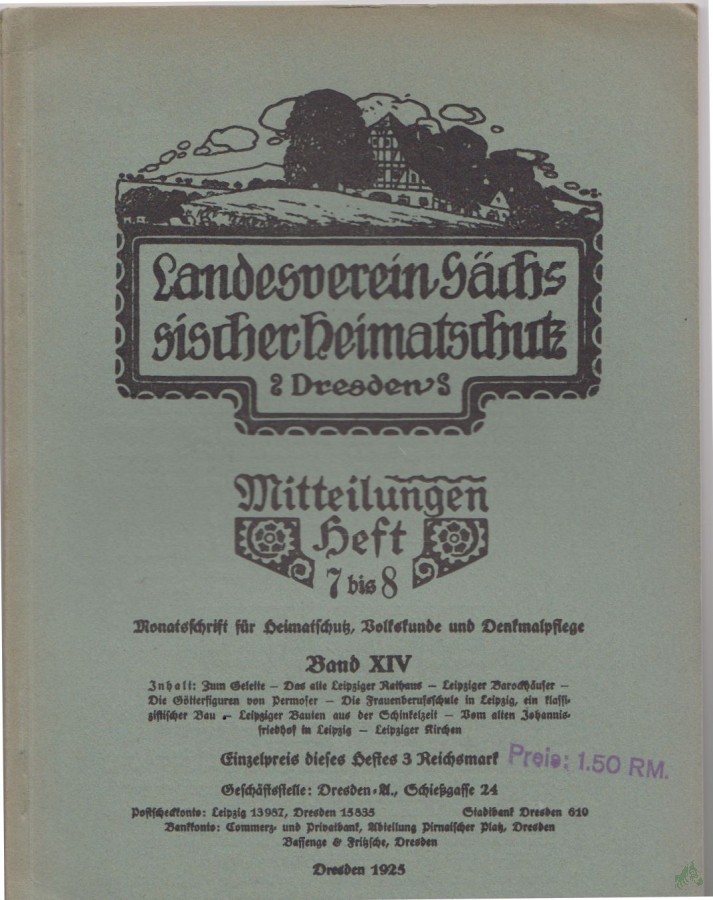 Artikelbild 1 des Artikels “Mitteilungen Heft 7/8, Band XIV “