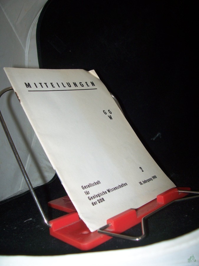 Product image 1 of the product “Mitteilungen der Gesellschaft für Geologische Wissenschaften der DDR (GGW) 18. Jahrgang 1990 Heft 2 ”