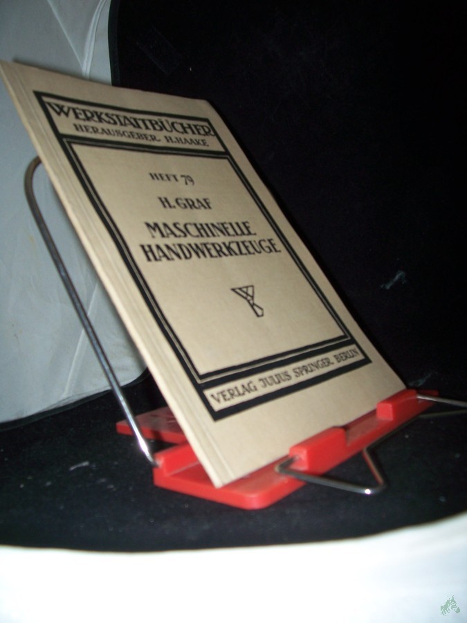 Artikelbild 1 des Artikels “Maschinelle Handwerkzeuge / Hellmuth Graf “