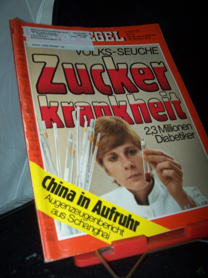 Artikelbild 1 des Artikels “44/1976 Volksseuche Zuckerkrankheit “