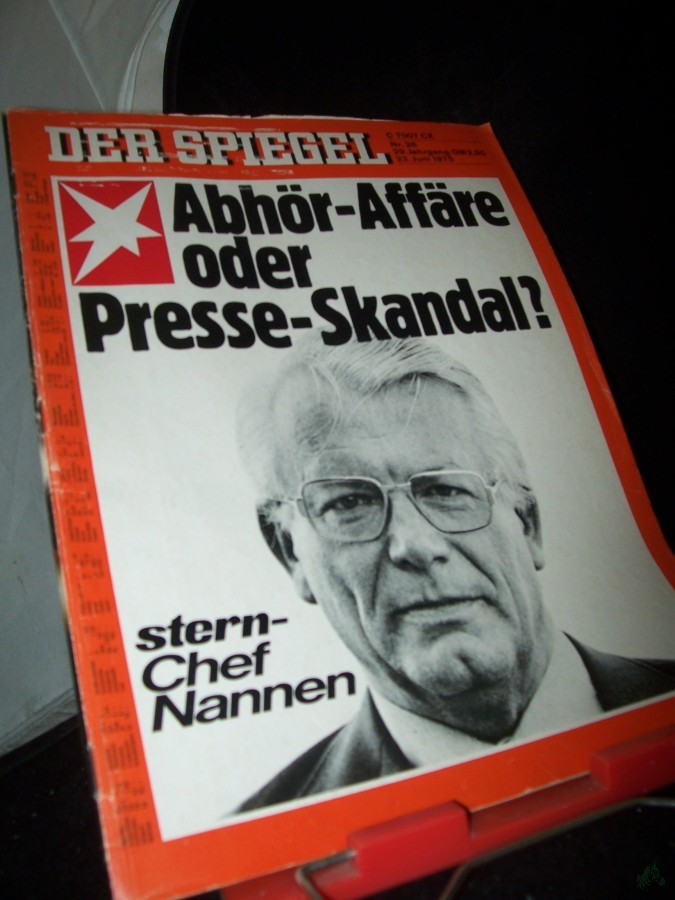 Artikelbild 1 des Artikels “26/1975 Abhör Affäre oder Presse Skandal, stern Chef Nannen “