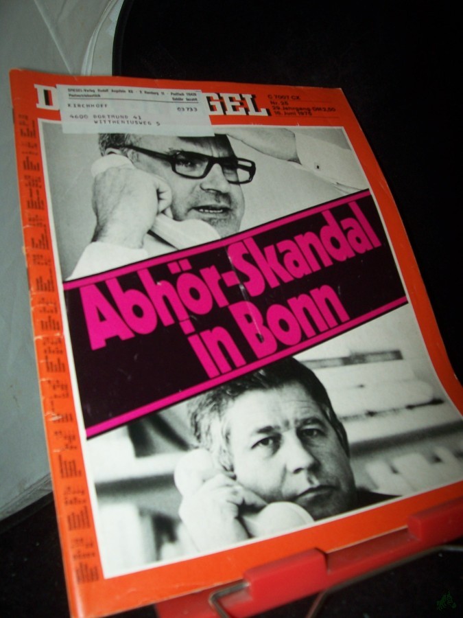 Artikelbild 1 des Artikels “25/1975 Abhör Skandal in Bonn “
