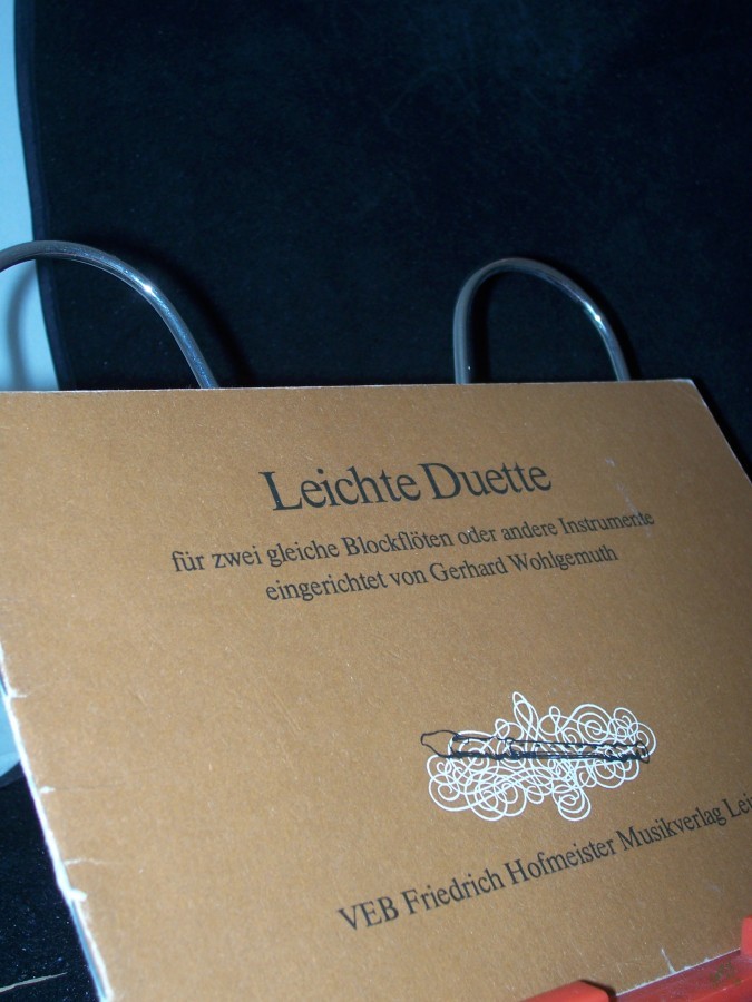 Artikelbild 1 des Artikels “Leichte Duette : für zwei gleiche Blockflöten oder andere Instrumente / Gerhard Wohlgemuth “