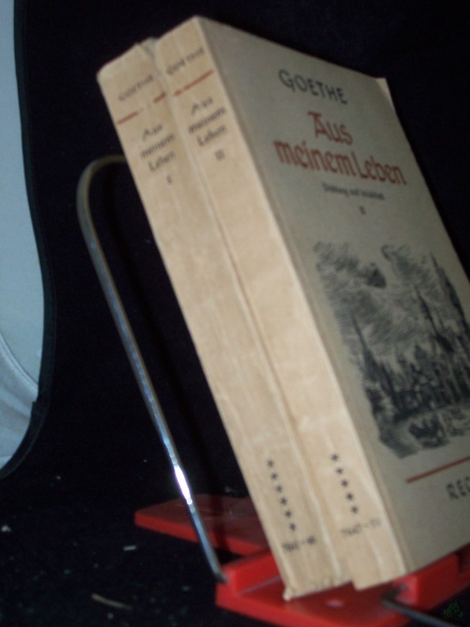 Artikelbild 1 des Artikels “Aus meinem Leben. Dichtung und Wahrheit, Band 1 und Band 2 “