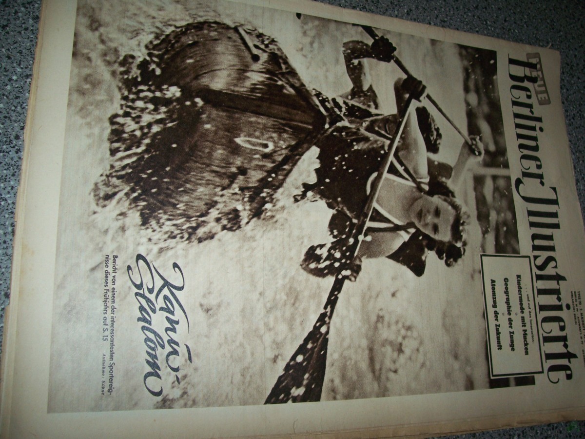 Artikelbild 1 des Artikels “20/1955 KANU SLALOM BERICHT VON DIESEM SPORTEREIGNIS “