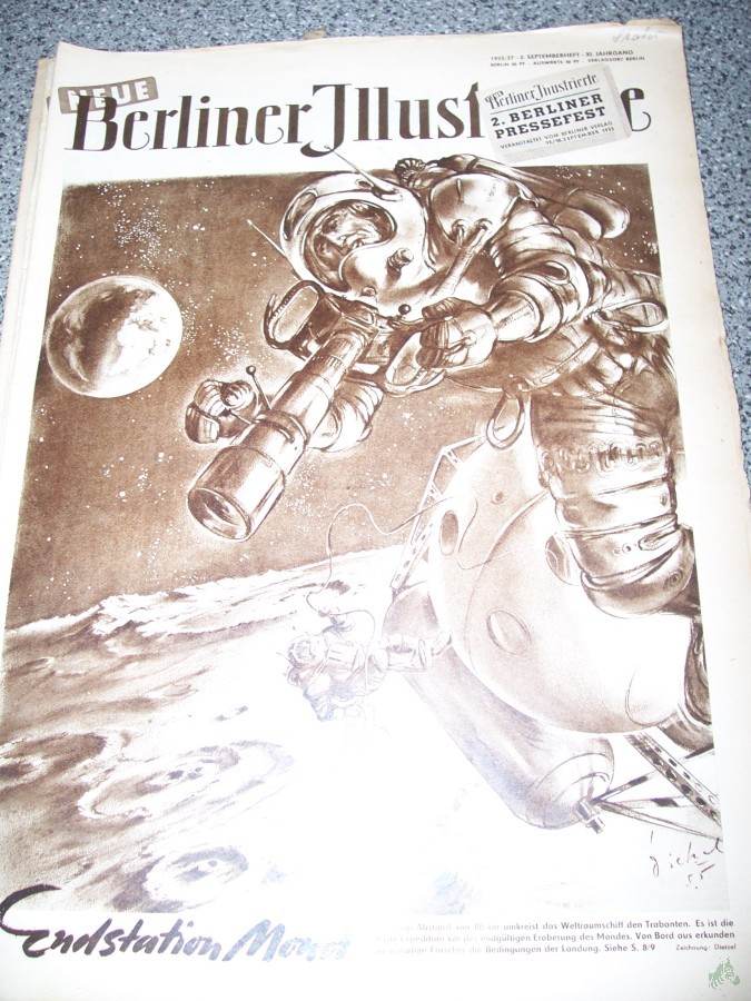 Artikelbild 1 des Artikels “3//1955 ENDSTATION MOND BERICHT ÜBER DIE LETZTE EXPEDITION VOR DER ENDGÜLTIGEN EROBERUNG DES MONDES “