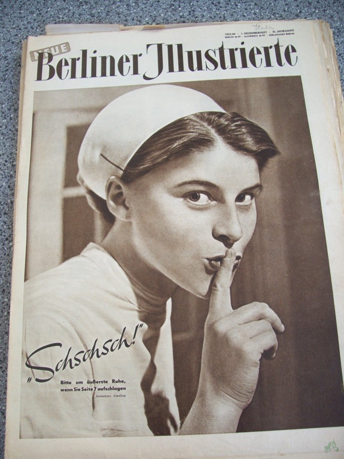 Artikelbild 1 des Artikels “49/1955 Schsch bitte äusserste Ruhe, wenn sie Seite sieben aufschlagen “