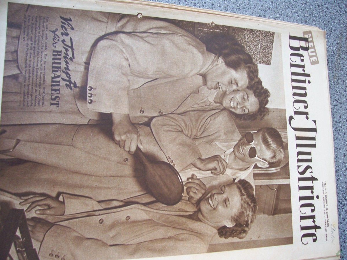 Artikelbild 1 des Artikels “31/1953 VIER TRÜMPFE FÜR BUKAREST DIE DDR SPORTLER SEELIGER; JUREWITZ; BROMBERGER UND STÖSSINGER IN LEIPZIG “