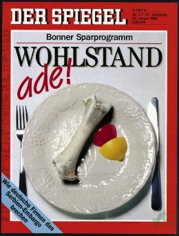 Product image 1 of the product “4/1993 Wohlstand ade! ”