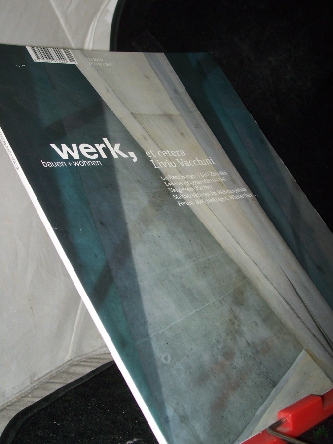 Product image 1 of the product “11/2010 Livio Vacchini ”