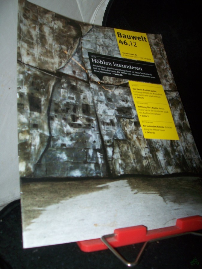 Artikelbild 1 des Artikels “46.12 12/2012 Höhlen inszenieren “