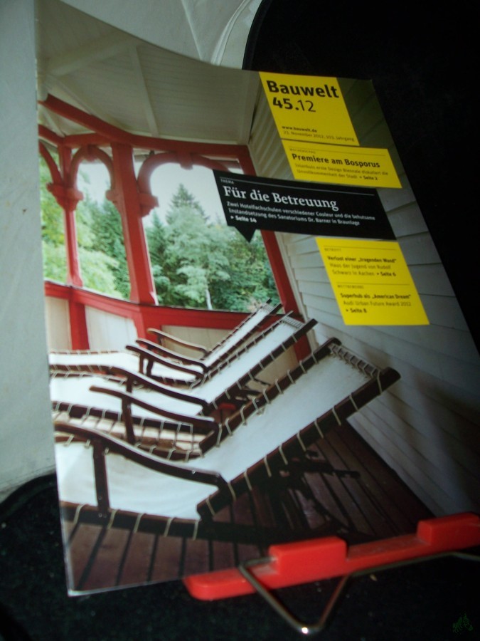 Artikelbild 1 des Artikels “45.12 11/2012 FÜR DIE BETREUUNG ZWEI HOTELFACHSCHULEN UND DIE BEHUTSAME INSTANDSETZUNG DES SANATORIUMS DR BARNER IN BRAUNLAGE “