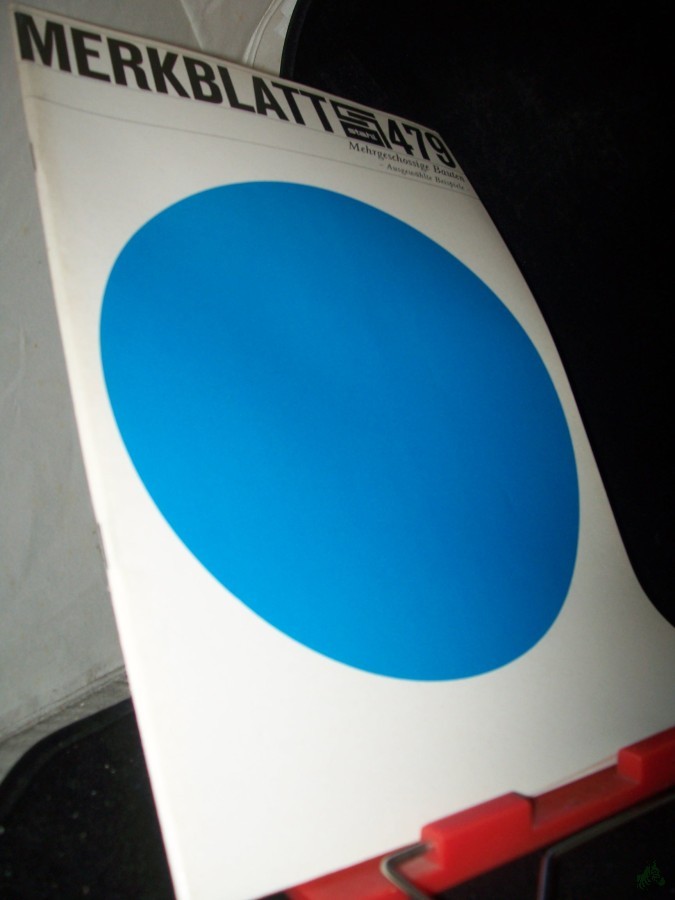 Product image 1 of the product “479, Mehrgeschossige Bauten ausgewählte Beispiele ”