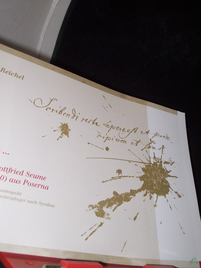 Artikelbild 1 des Artikels “Und nun... Johann Gottfried Seume (1763 - 1810) aus Poserna : der eigenartige Kosmopolit und berühmte Spaziergänger nach Syrakus / Maik Reichel. [Hrsg.: Stadt Lützen] “