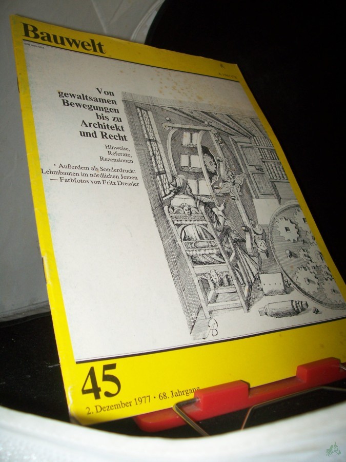 Artikelbild 1 des Artikels “45/1977 von gewaltsamen Bewegungen bis zu Architekt und Recht “