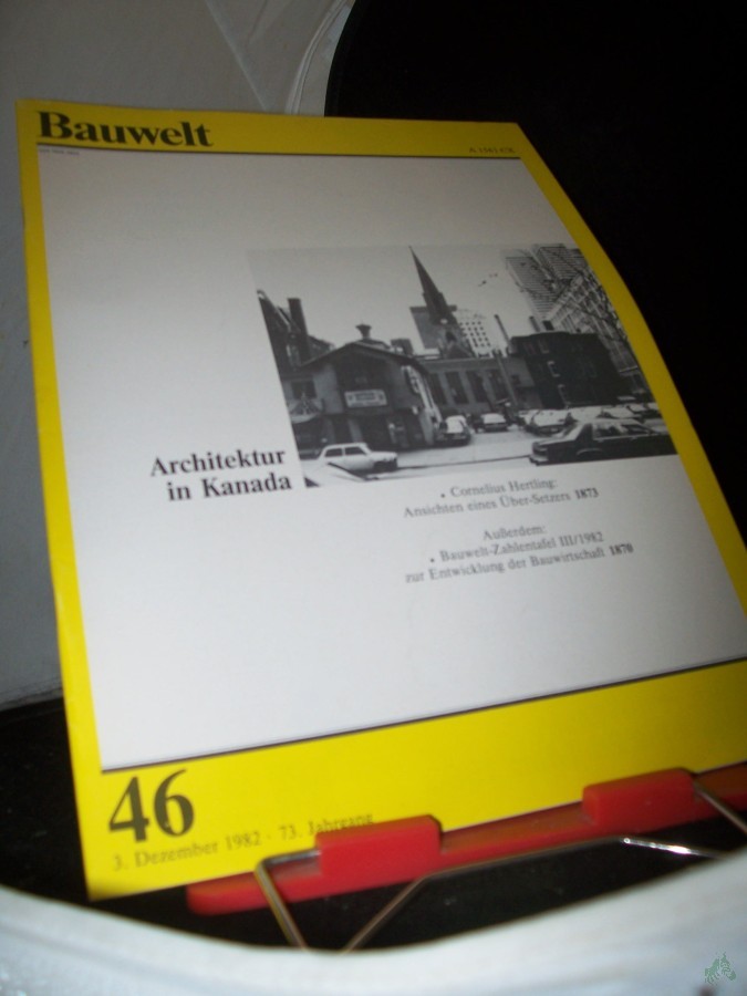 Artikelbild 1 des Artikels “46/1982 Architektur in Kanada “