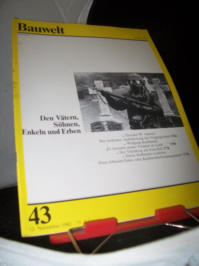 Artikelbild 1 des Artikels “43/1982 Den Vätern Söhnen Enkeln und Erben “