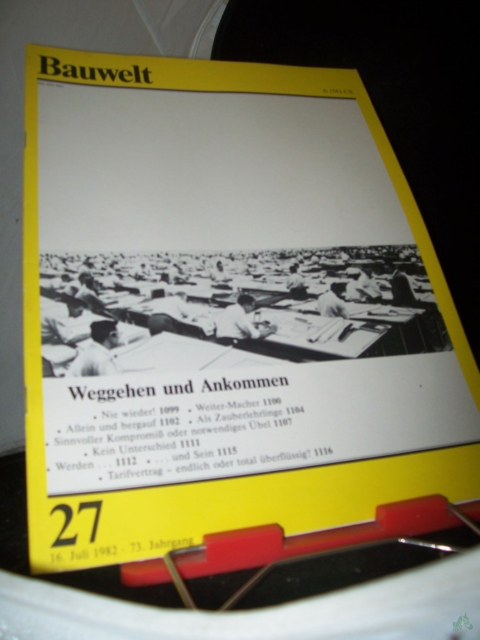 Artikelbild 1 des Artikels “27/1982 Weggehen und Ankommen “