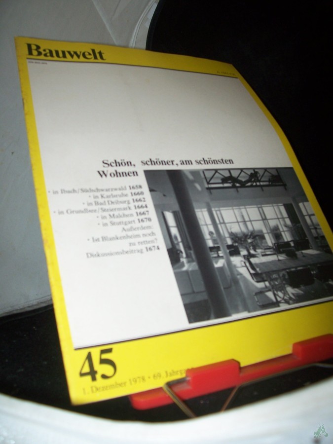 Artikelbild 1 des Artikels “45/1978 Schön schöner am schönsten wohnen “