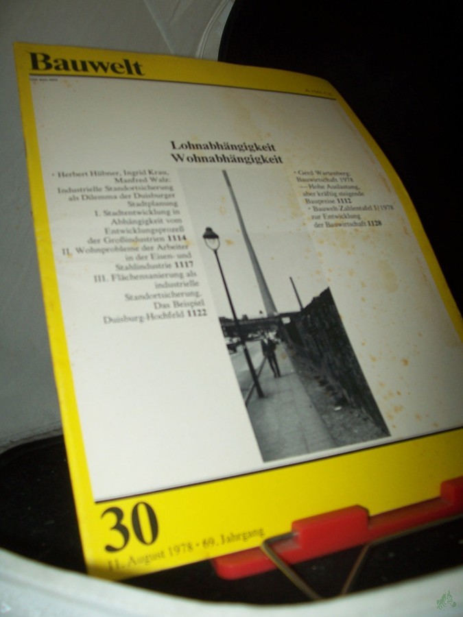 Artikelbild 1 des Artikels “30/1978 Lohnabhängigkeit Wohnabhängigkeit “