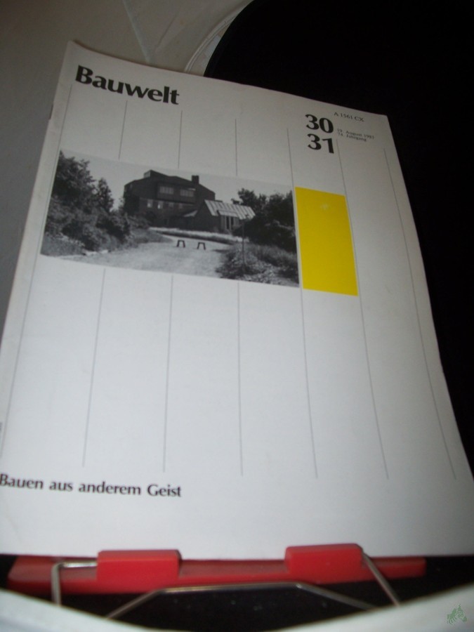 Artikelbild 1 des Artikels “30/31 1983 Bauen aus anderem Geist “